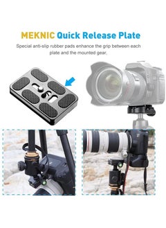 Y&D Camera Quick Release Plate PU60 2 Pieces QR Small with 1/4"-20 Screw, Tiny Universal for Arca Swiss Standard Clamp DSLR Tripod Ballhead  - Image 4