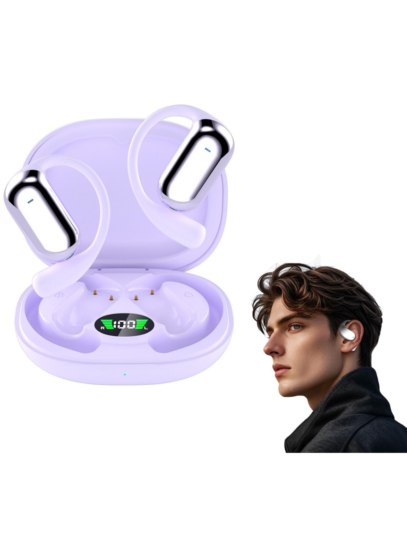 bukela Bukela Ai Translation Open Ear Headphones Bluetooth 5 4 Earphones Translation In 144 La