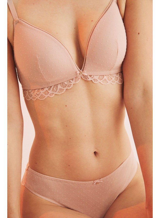 women'secret LOVELY tulle lace triangle bra - Image 5