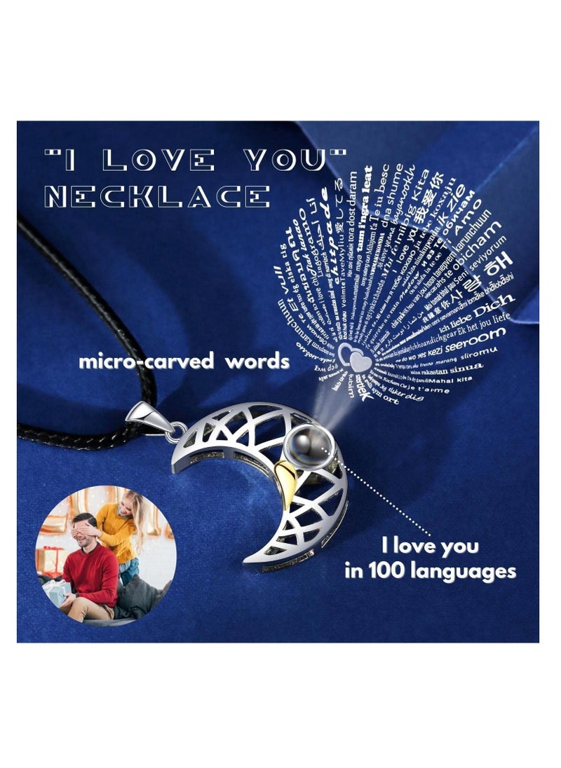SYOSI - Magnetic Couple Necklace for Him and Her, Matching Couple Necklaces, Couple Heart Pendant, Matching Couple Necklaces for Him and Her, Matching Heart Necklace for Couples or Best Friends - Image 1