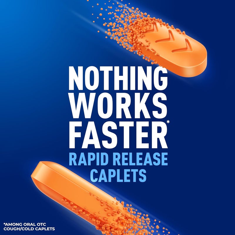 MUCINEX دواء ميوسينكس رابيد كلير أقصى قوة لعلاج البرد  طارد للبلغم  تخفيف الحمى  الألم  الصداع  تخفيف المخاط الزائد مع أسيتامينوفين  جوايفينيسين  أقراص سريعة التحرر للبالغين  20 حبة - Image 4