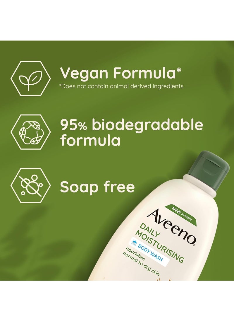 Aveeno - Aveeno Daily Moisturising Body Wash, With Soothing Oat, Suitable For Sensitive Skin, Soap-Free,500ml - Image 1