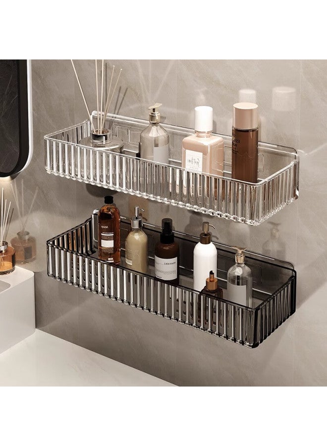 Muya Bathroom Shelf Wall Mounted Makeup Organizer Toilet Storage Rack No Drilling Cosmetic Shelf For Bathroom Hand Washroom