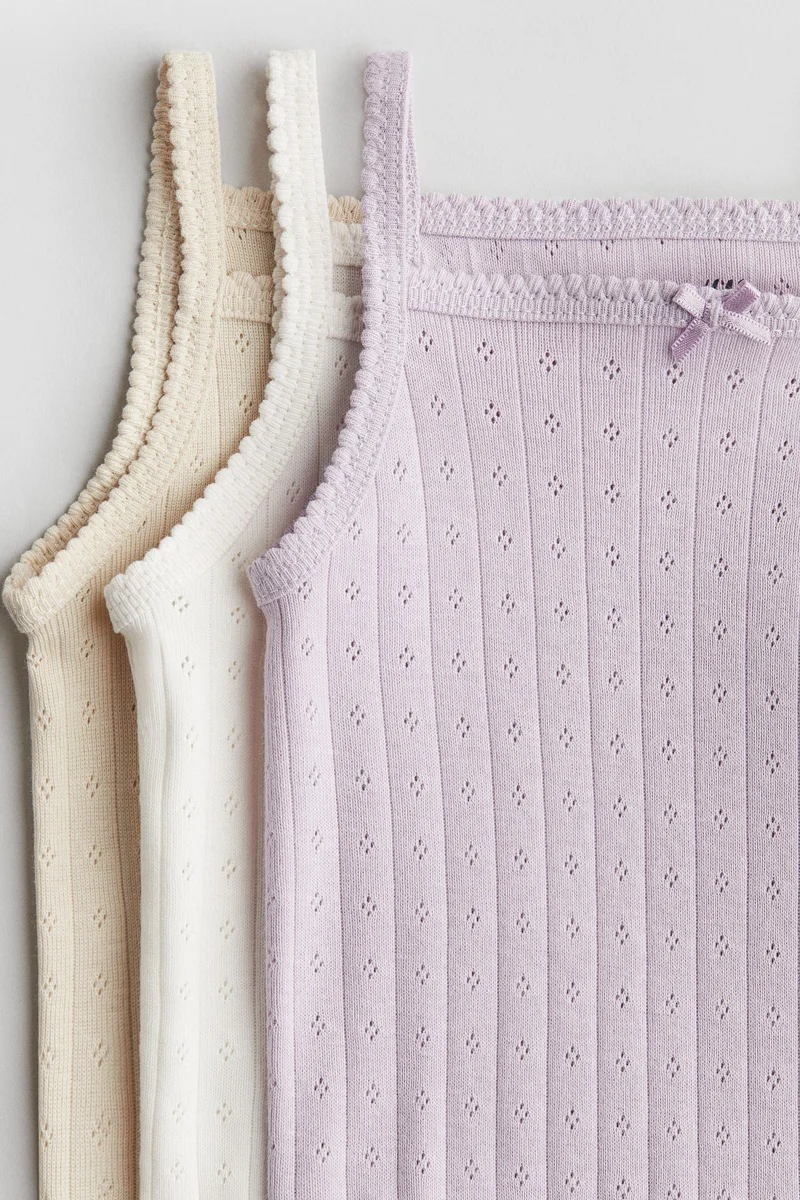 اتش اند ام بودي سوت بدون أكمام - عبوة من 3 قطع