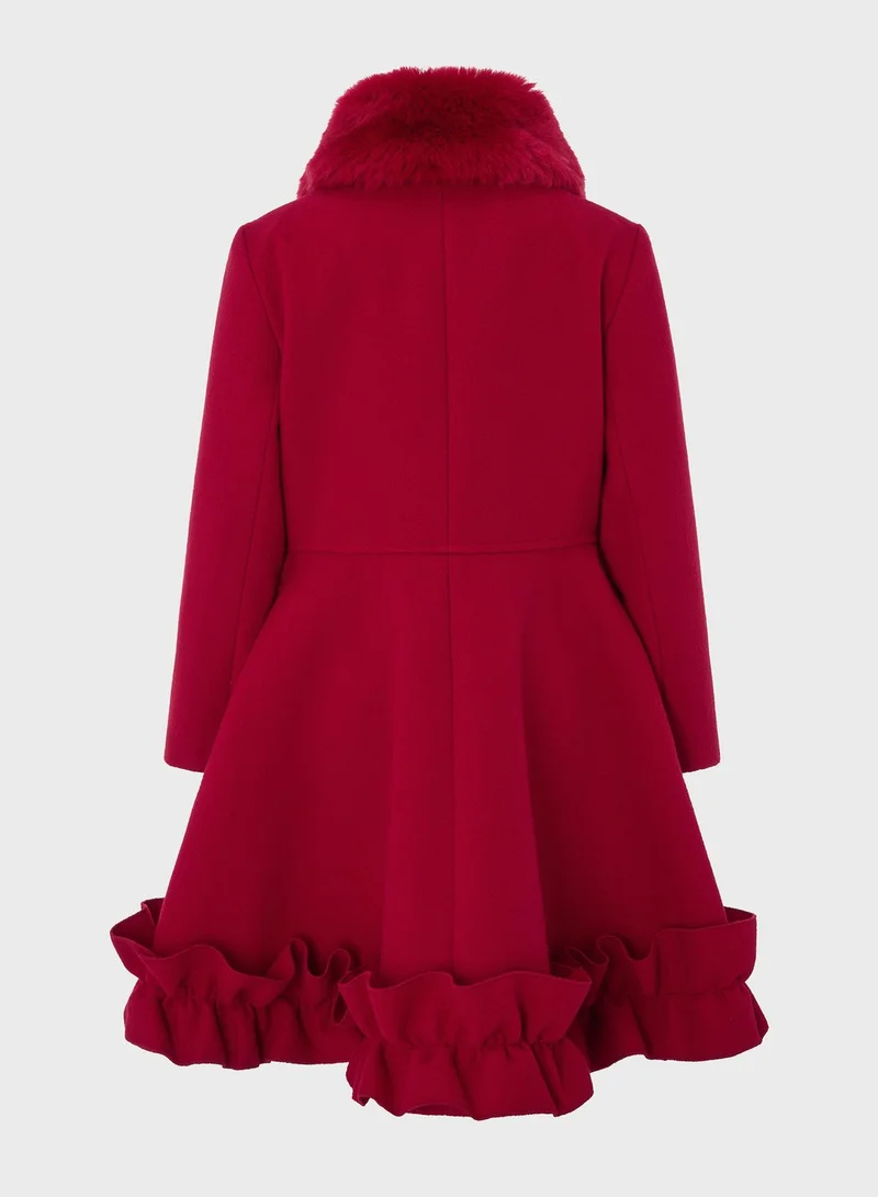 MONSOON Teen Ruffle Hem Jacket