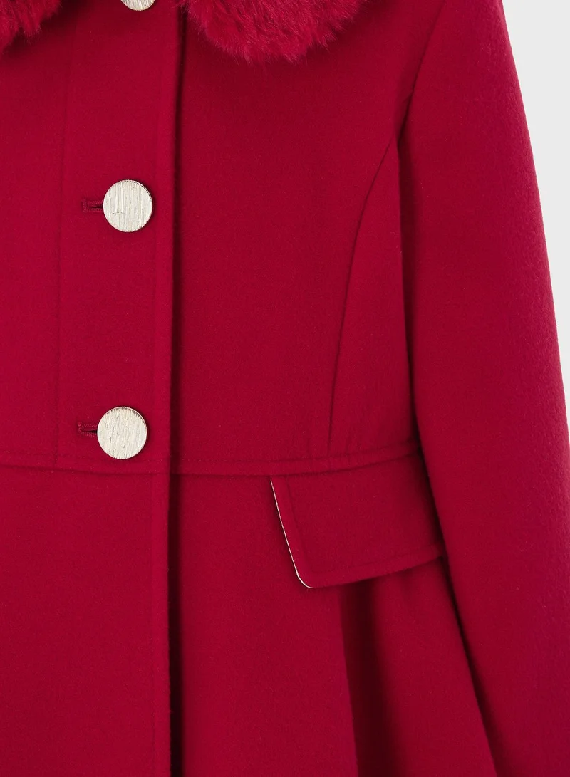 MONSOON Teen Ruffle Hem Jacket