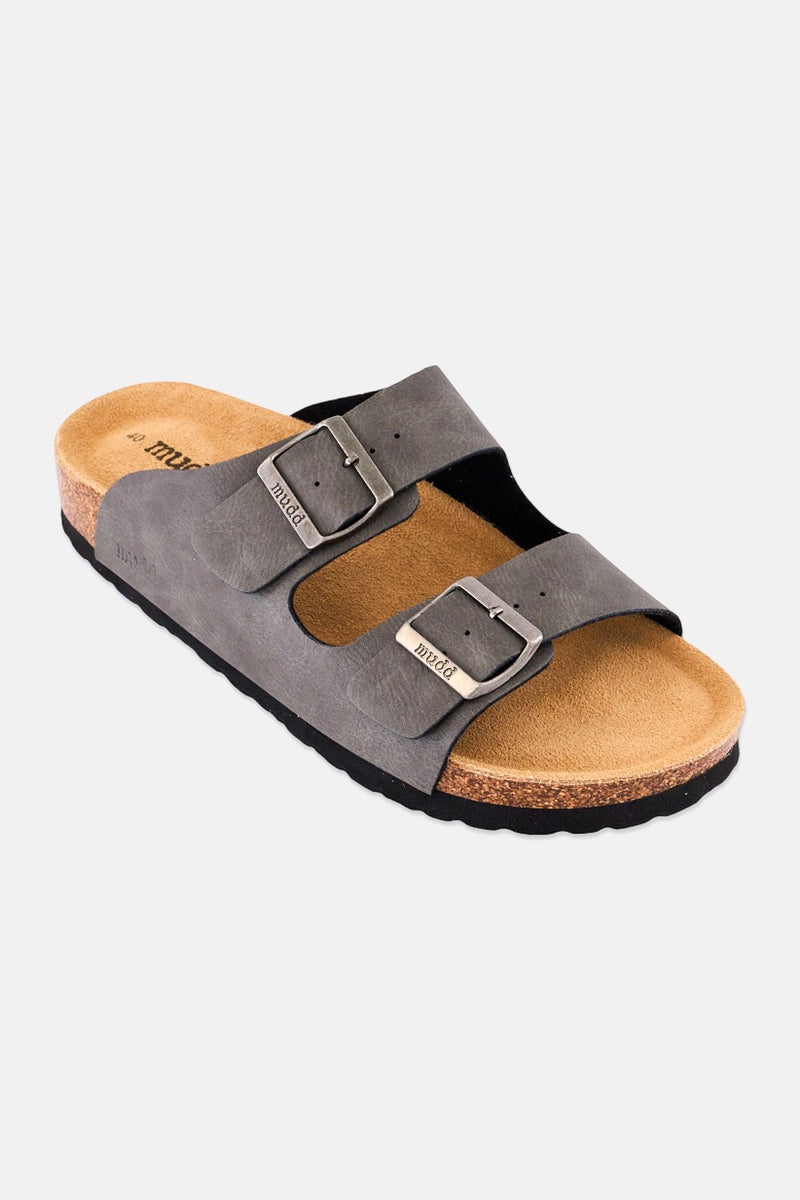 Mudd Men Slip On Cork Sandals, Grey - Image 1