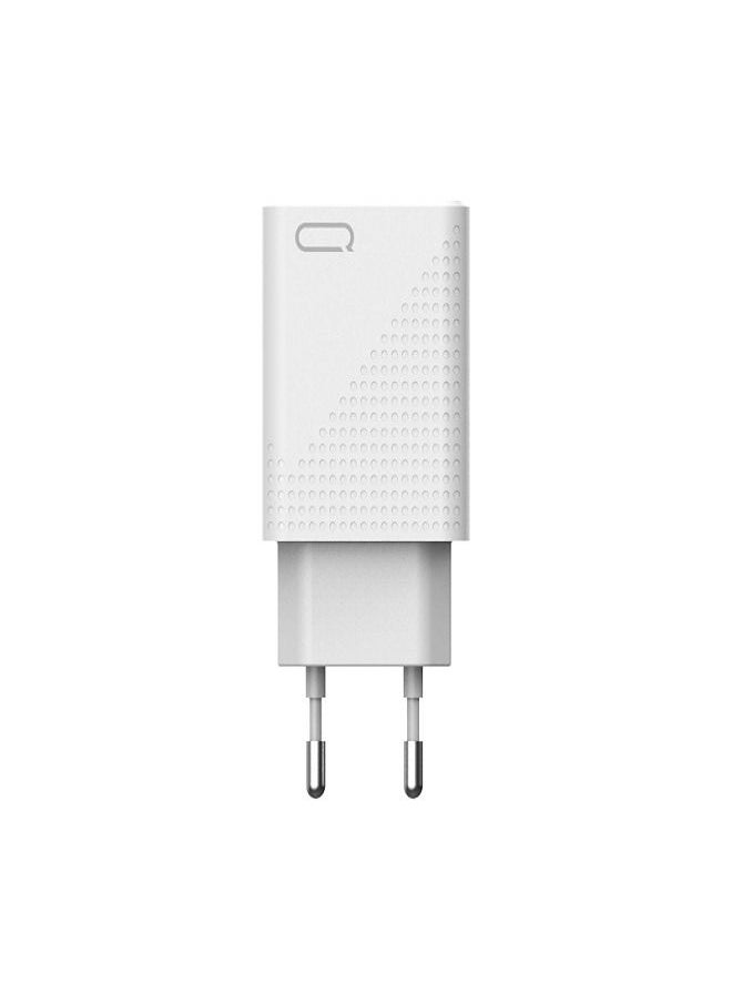 MIQIA 2.4A MIQIA 2 Port USB Charger White  - Image 2
