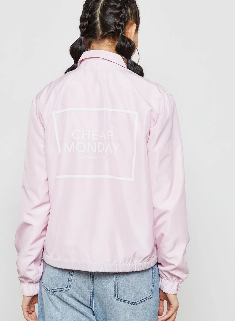 Cheap Monday Logo Windbreaker Jacket