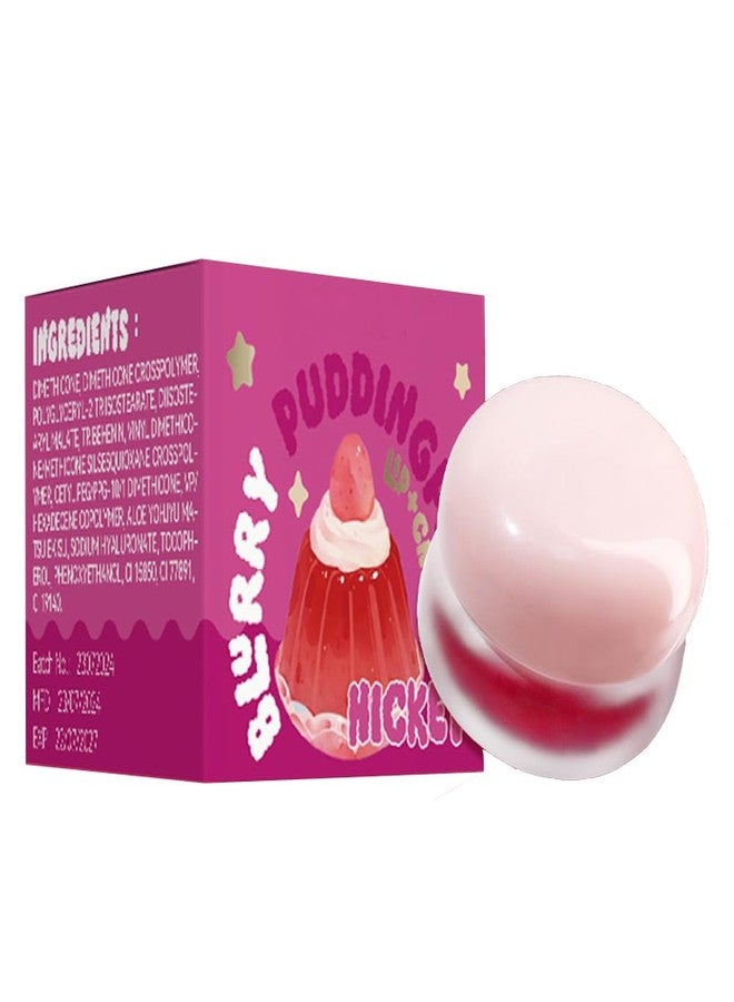 BEUKING Jelly Lipstick Mud, Moisturizing Matte Mist Velvet Lip Glaze, Pudding Pot Lip & Cheek Dual Use Lip Gloss Blush with Aloe Vera, High Pigment Long Lasting for Lip Make Up (06#Hickey, 1 OZ) - Image 1