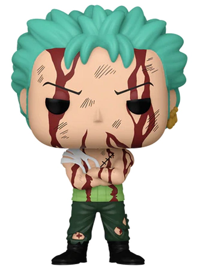 Funko Pop! Animation: One Piece - Zoro "Nothing Happened" (Exc), Collectible Vinyl Figures - Gift Idea - Official Merchandise - Toys for Kids & Adults - Model Figure for Collectors and Display - Image 1