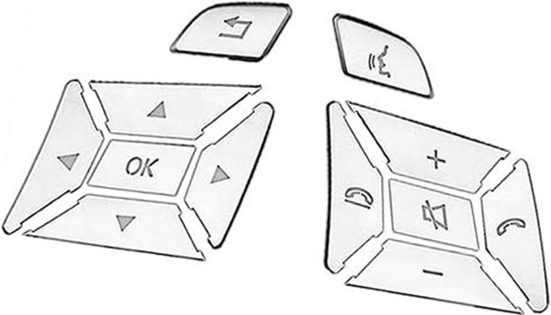 DEMULAX Button Sticker for Mercedes-Benz - Image 1