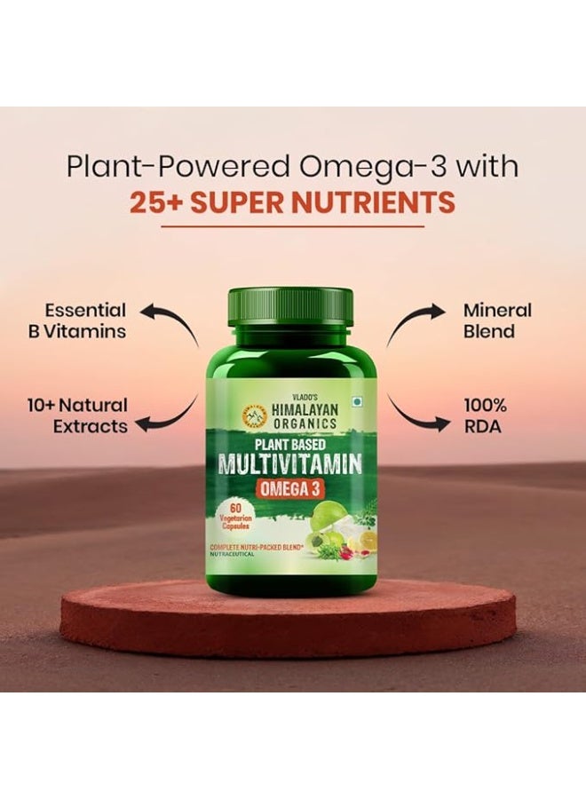 Himalayan Organics Plant Based multivitamin Omega3 60 capsules - Image 3