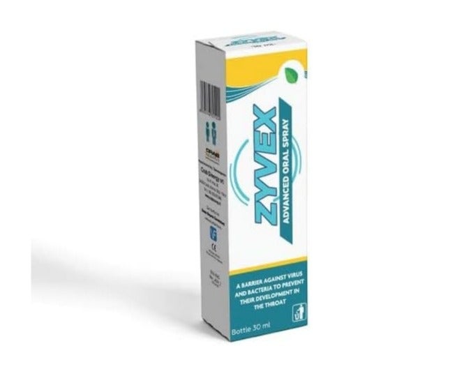 Advanced Sore Throat Relief:Antibacterial & Anesthetic Throat Spray for Fast Cough Relief NEW FORMULA OF QUERCETIN AND CETYLPIRIDIN - ZYVEX ORAL SPRAY - INOVATIVE BARRIER AGAINS VIRUSES and BACTERIA