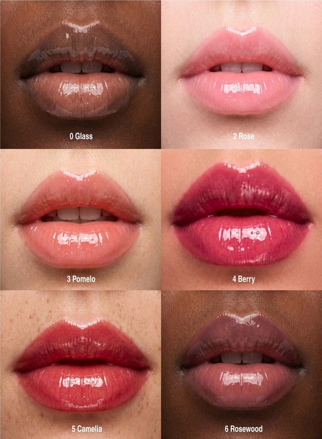 Melixir Vegan Lip Treatment, Sheer Tinted Lip Balm for Instant Hydration & Shine, Moisturizing Lip Gloss, Infused with Vegan Collagen & Jojoba Oil, Cruelty-Free, Korean Skincare-5 Camellia(0.5oz/15g) - Image 5