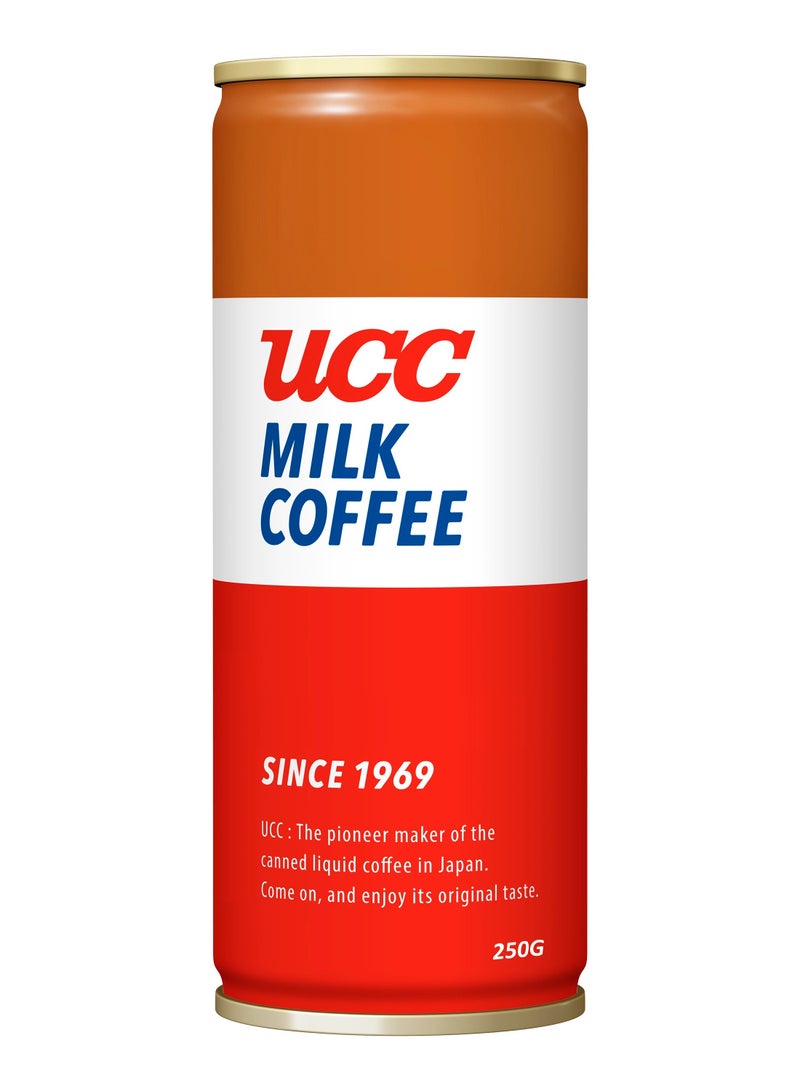 UCC Milk Coffee 250g – Ready-to-Drink Japanese Iced Coffee with Milk & Sugar | Smooth & Refreshing - Image 1