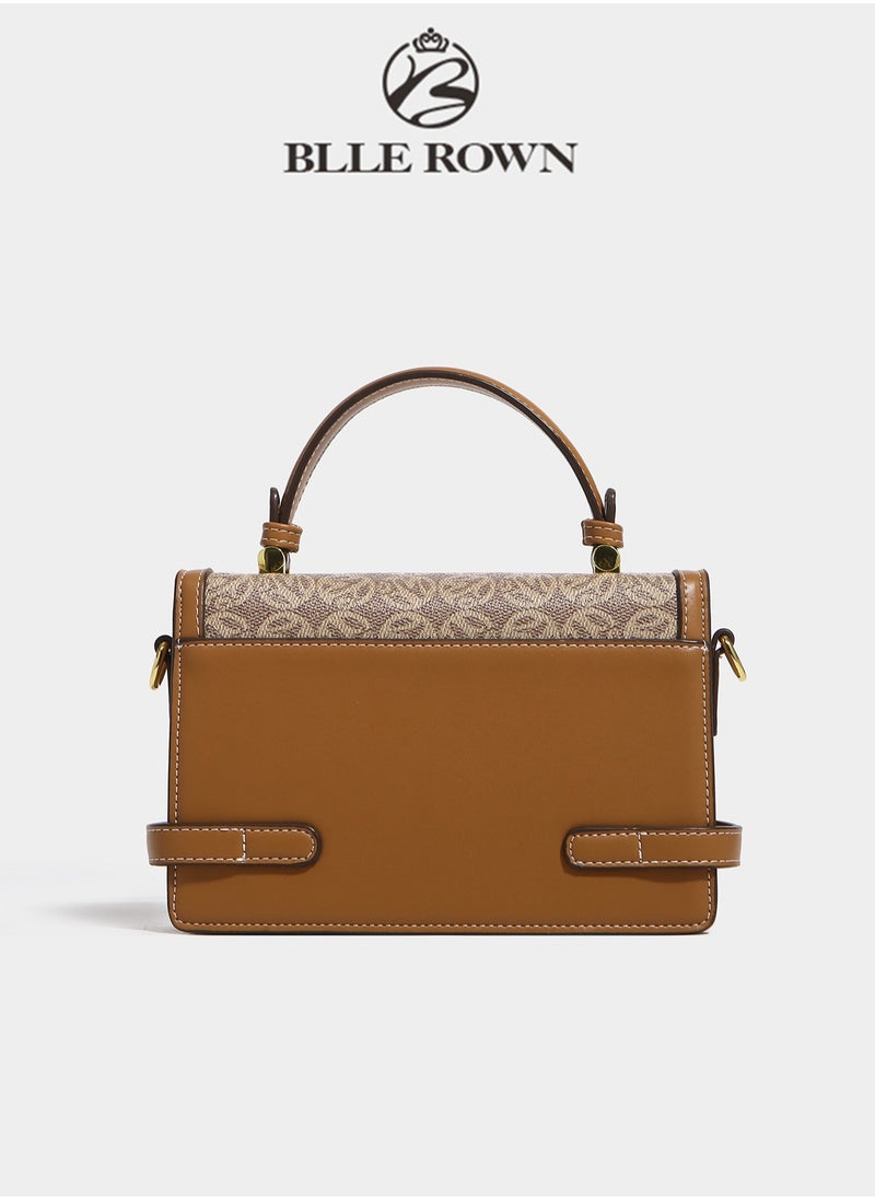 BLLE ROWN Women's Luxury Handbag Elegant Top Handle Satchel Bag with adjustable Strap, Stylish Shoulder Bag Crossbody Bag For Ladies,Ideal Gift for Women,Perfect For Casual & Formal Outfits  - Image 3