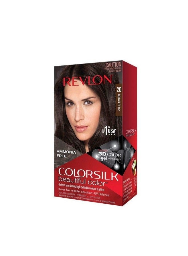 Revlon لون شعر ريفلون كولورسيلك، بني أسود خالي من الأمونيا 2N (40 مل) - Image 1