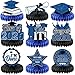 Yisong 9 Pieces 2026 Graduation Party Table Decorations Class of 2026 Congrats Graduation Centerpieces for Tables Congratulate Honeycomb Centerpiece Topper for Grad Party SuppliesBlue - Image 4