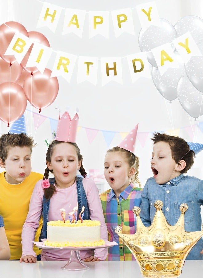 GROIC Birthday Trunk or Treat Car Crown Balloons Decoration Kit, Party Birthday Balloons Supplies Crown Decorations  - Image 3