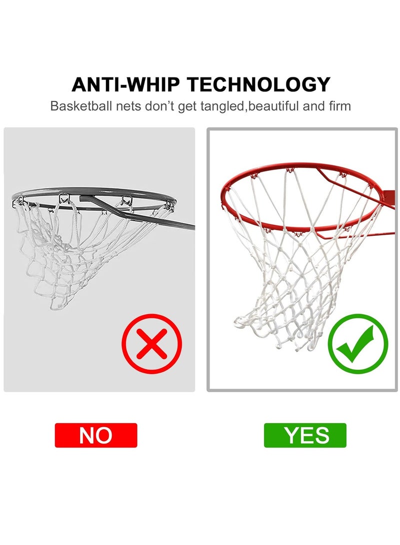 Generic Basketball Net Outdoor,7.16 oz 12 Loops Professional Heavy All Weather Anti Whip,Suitable for Outdoor Standard Basketball Hoop  - Image 2