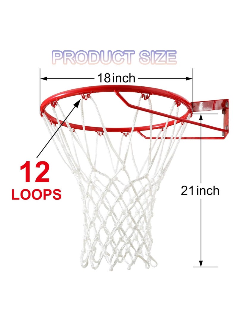 Generic Basketball Net Outdoor,7.16 oz 12 Loops Professional Heavy All Weather Anti Whip,Suitable for Outdoor Standard Basketball Hoop  - Image 4