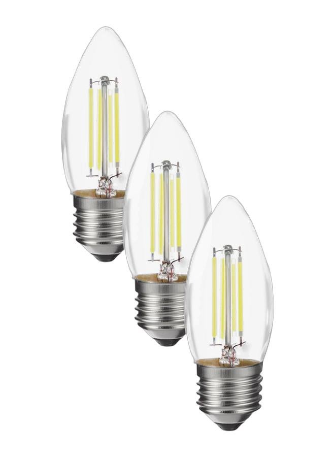 MODI D019 LED Candle MD-TB0404 4W E27 SL-WW@ Pack of 3  - Image 1