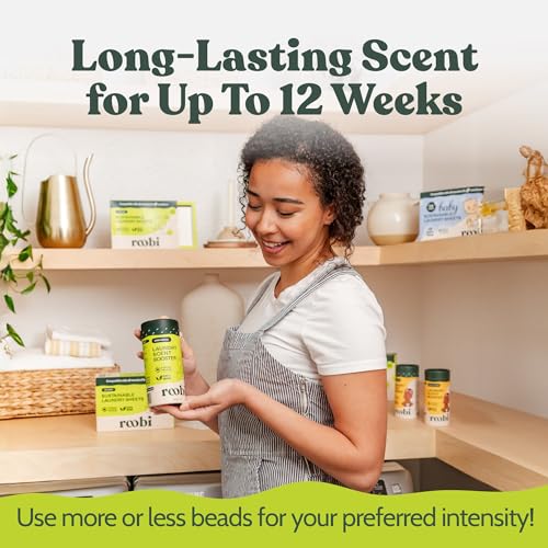 Roobi Sustainable Laundry Scent Booster Beads. Linen Breeze Fragrance Laundry Beads. Up to 20 Washing Cycles. Carbon Neutral, 100% Vegan. - Image 4