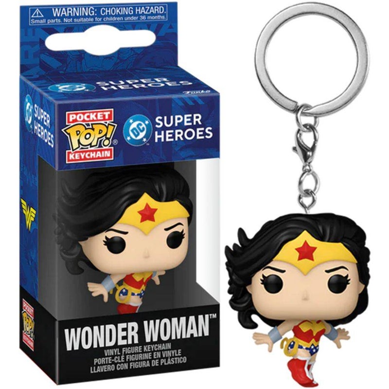 Funko Pocket POP! DC Comics Super Heroes Wonder Woman (DC New Classics) Vinyl Keychain (10.2 cm) - Image 2