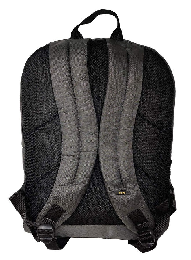 QIPS Everyday 18 Inch 23 Litres Backpack for Laptop up to 16 Inches with YKK Zipper, Grey - Image 4