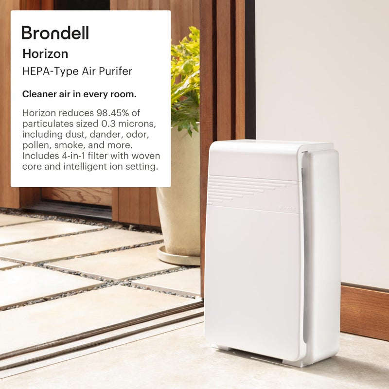 Brondell Horizon O2+ Air Purifier P200, 5 Stage Filtration System Filter and Intelligent Ion Technology â€“ 560sf - CARB Certified - Image 2