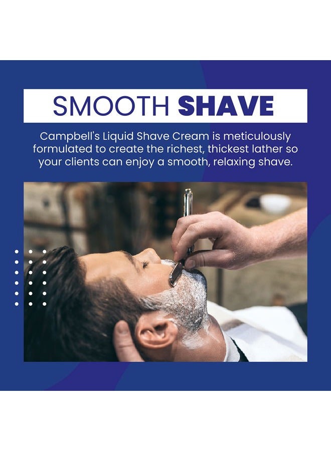 Campbell'S Lather King Campbell's Pre-Mixed Shave Cream 64oz - Image 3