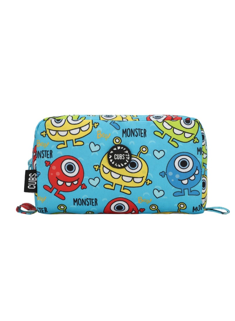 CUBS Monster Teeth Waterproof pencil case pouch with zip closure - Image 1