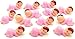 JUXINGDAZYF 72pcs Mini Plastic Baby Favor Supplies for Baby Shower and Ice Cube Game 1 Inch Party Cake King Cake Babies King Cake Baby Pink - Image 3