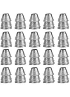 Generic Steel Hammer Handle Splitting rest Set , 20pcs Safety Round Handle Wedges , Mauls Handle rest Kit for Axe Claw Hammer Sledge (13mm) , Round Handle Wedges Hammer Splitting Safety Steel for Axe Hand  - Image 1