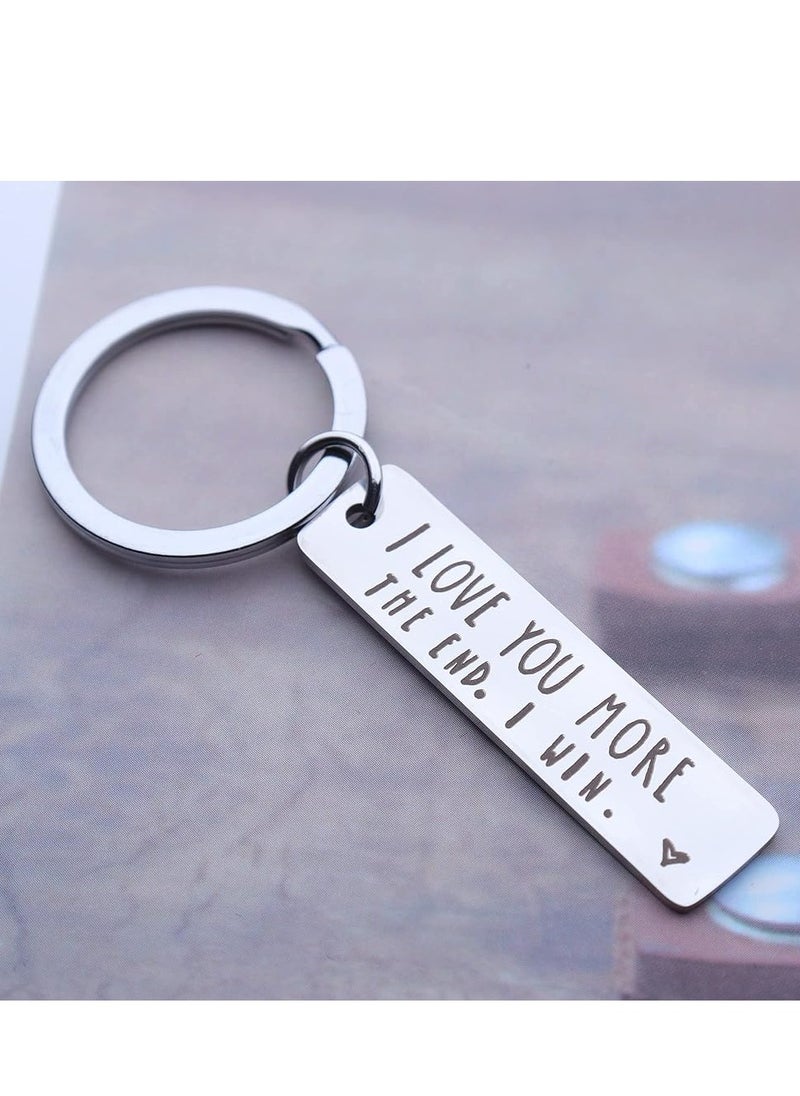 Oasisgalore "I Love You More" Keychain – Gift for Couples, Women, Birthday, Anniversary, or Graduation.  - Image 4