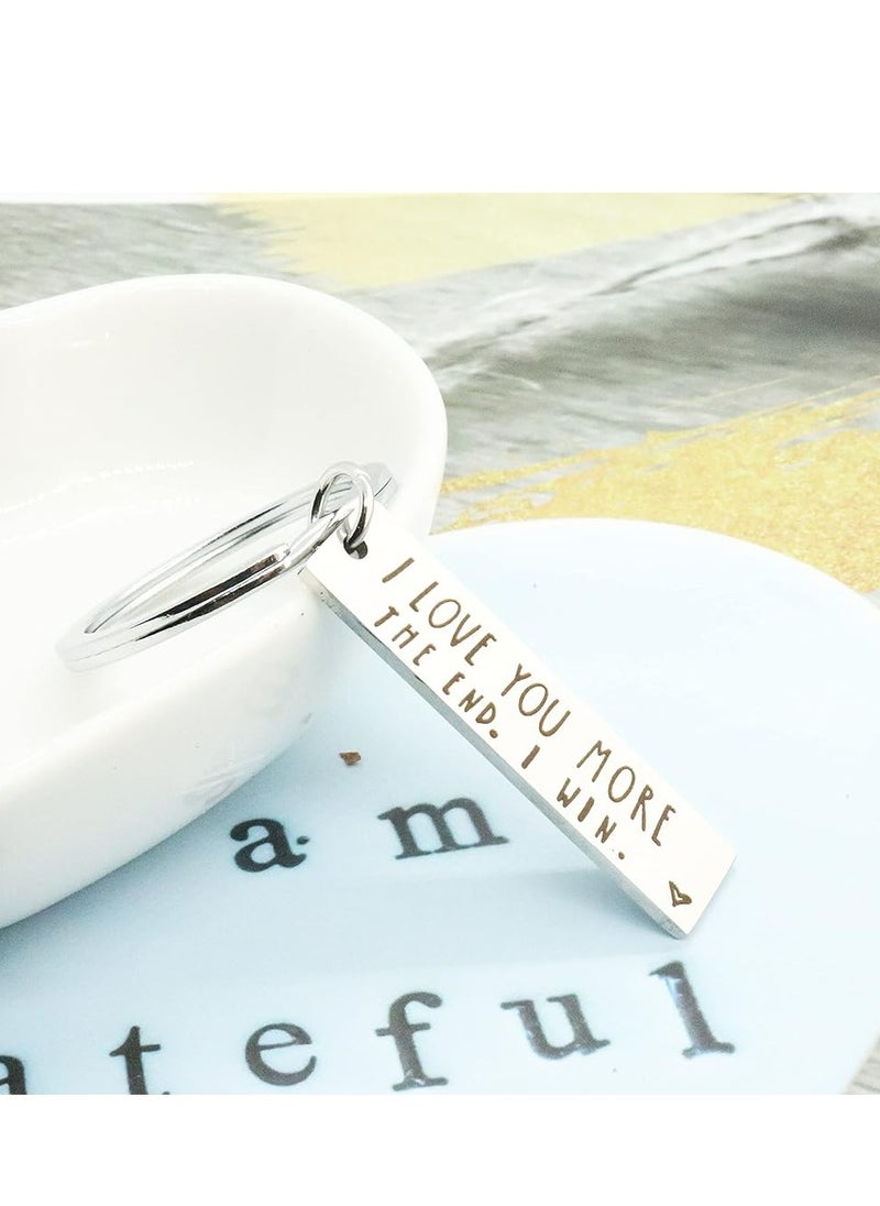 Oasisgalore "I Love You More" Keychain – Gift for Couples, Women, Birthday, Anniversary, or Graduation.  - Image 5