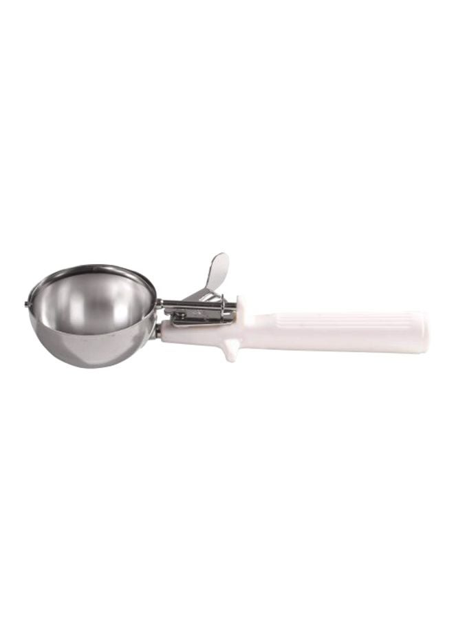 Winco ICOP-6 Ice Cream Disher with White Handle, Size 6, 5.5 ounces, Stainless Steel