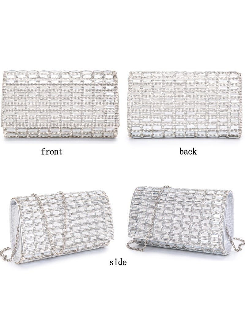 Generic - Elegant Rhinestone Clutch Bags for Women, Ideal Evening Purses for Weddings, Parties and Special Occasions - Image 1