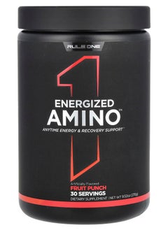 Rule One Proteins Energized Amino Fruit Punch 9.52 oz (270 g) 