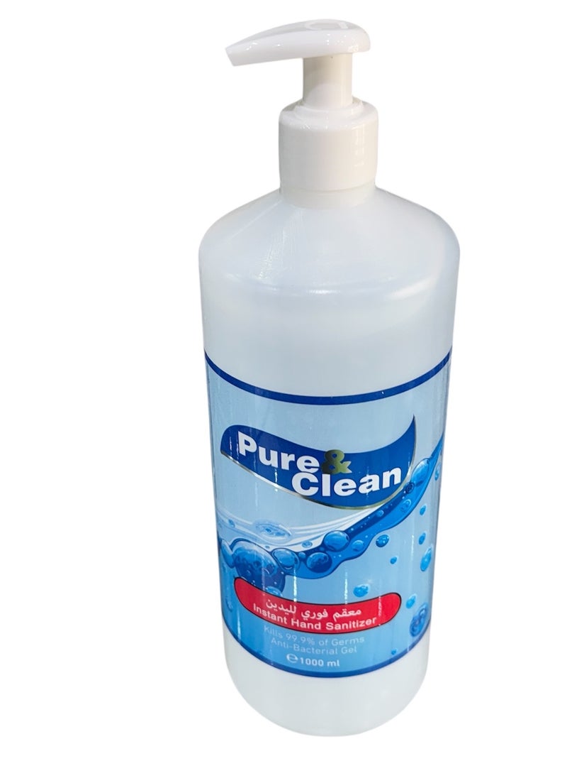 Pure & Clean Original Instant Hand Sanitizer 1000 ml  - Image 1