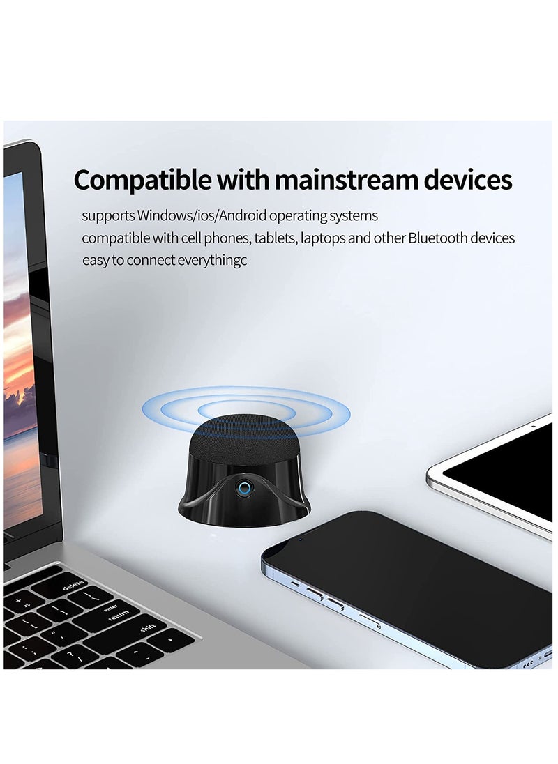 SYOSI - 1 PCS Portable Magnetic Small Bluetooth Speaker, 5W Stereo Sound, Deep Bass, 9H Playtime, TWS Pairing Speaker for Home, Outdoor Travel, Golf Carts, Support for iPhone 12/13/14 - Image 1