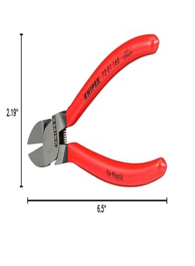 كنيبيكس KNIPEX - 72 01 160 أدوات - قاطعة قطرية مسطحة للبلاستيك (7201160)، أحمر - Image 3