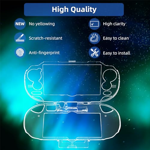 OSTENT Protective Clear Crystal Hard Carry Guard Case Cover Skin for Sony PS Vita PSV 1000 PCH-1000 - Image 3