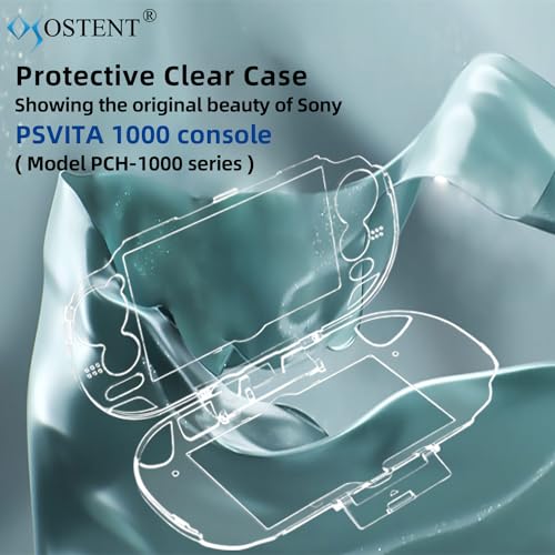 OSTENT Protective Clear Crystal Hard Carry Guard Case Cover Skin for Sony PS Vita PSV 1000 PCH-1000 - Image 2