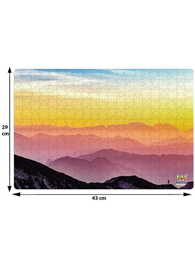Webby Kids Sun Rise in Mountains Jigsaw Puzzle, 252 Pieces - Image 4
