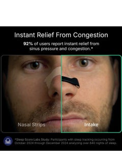 Generic 30 Count Breathing Nasal Strip Starter Kit，Boost Oxygen Intake, Reduce Snoring, Improve Sleep Quality，Black  - Image 3