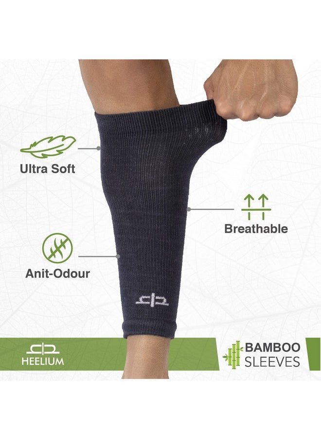 HEELIUM - HEELIUM Bamboo Compression Socks & Sleeves For Men & Women | Odour Free & Superior Grip | Running, Cycling, Boosts Blood Circulation & Recovery - Image 1