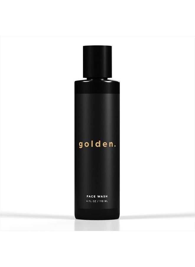 Golden Grooming Company - Face Wash for Men, Natural and Organic Rich Foaming Daily Facial Cleanser - Image 1
