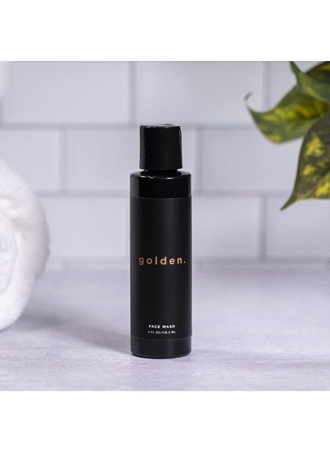 Golden Grooming Company - Face Wash for Men, Natural and Organic Rich Foaming Daily Facial Cleanser - Image 1